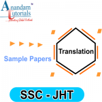 sample paper of ssc jht translation