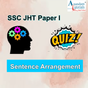 quiz on sentence arrangement
